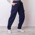 Fleece Cargo Pants - Navy