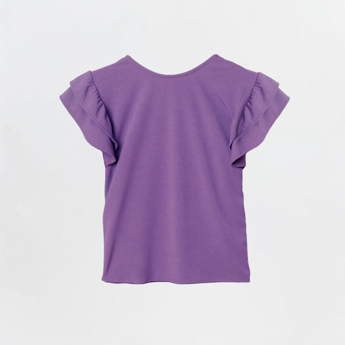 T-shirt Boule  - Purple