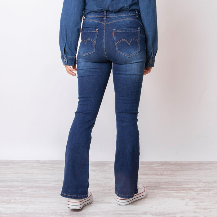 Flare-Jeans – Blau