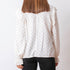 Blouse with gold detail - white