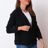 Blazer Punto Elástico - Negro