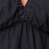 Robe col en V - Noir