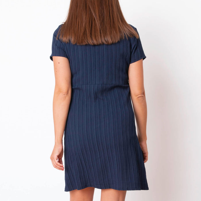 Vilte Dress - Navy