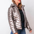 Metallic Quilted Jacket - Bronze