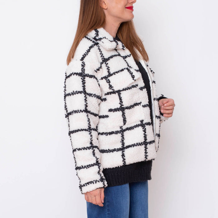 Chaqueta Chanel Rizada - Crudo