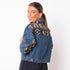 Ethnic Embroidery Jacket - Blue