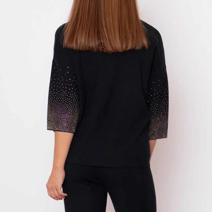 2 Piezas Strass - Negro