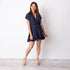 Zalena Dress - Navy