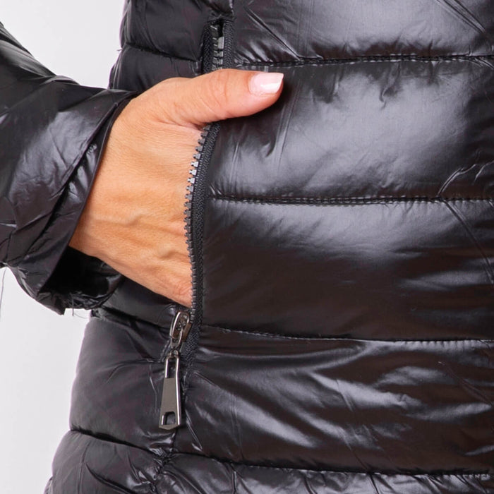 Lightweight Quilted Jacket - Black