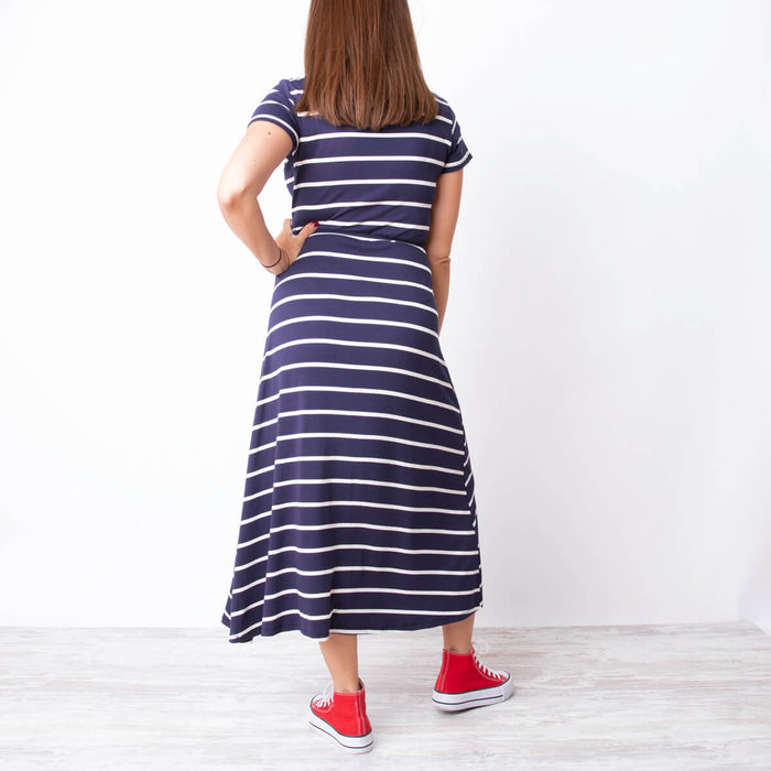 Cina Dress - Navy