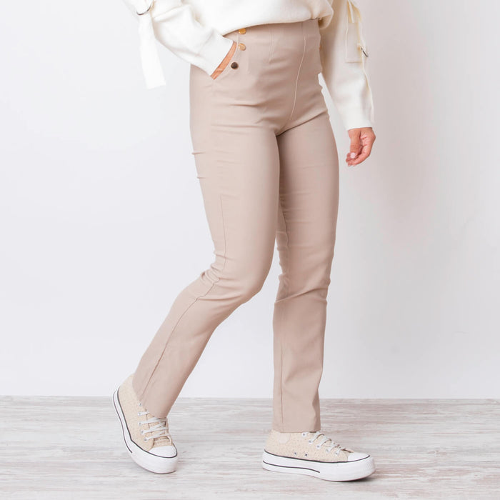 Pantalon Mat - Beige