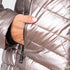 Metallic Quilted Jacket - Bronze