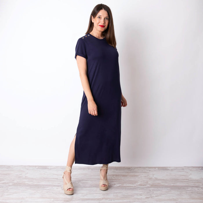 Rucu Dress - Navy