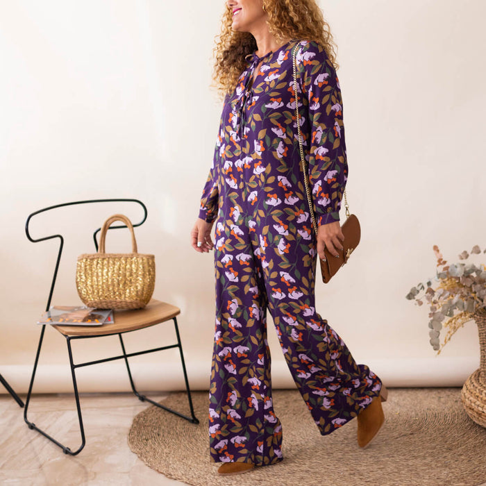 Jumpsuit Onofre Print - Lila