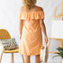 Kleid Espele Vichy - Orange