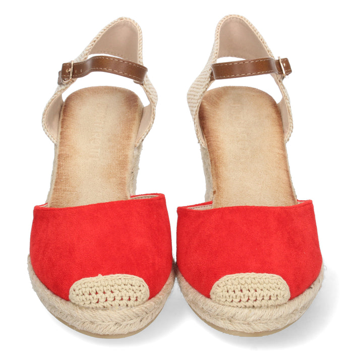 Sandal Wedge Hilia - Red