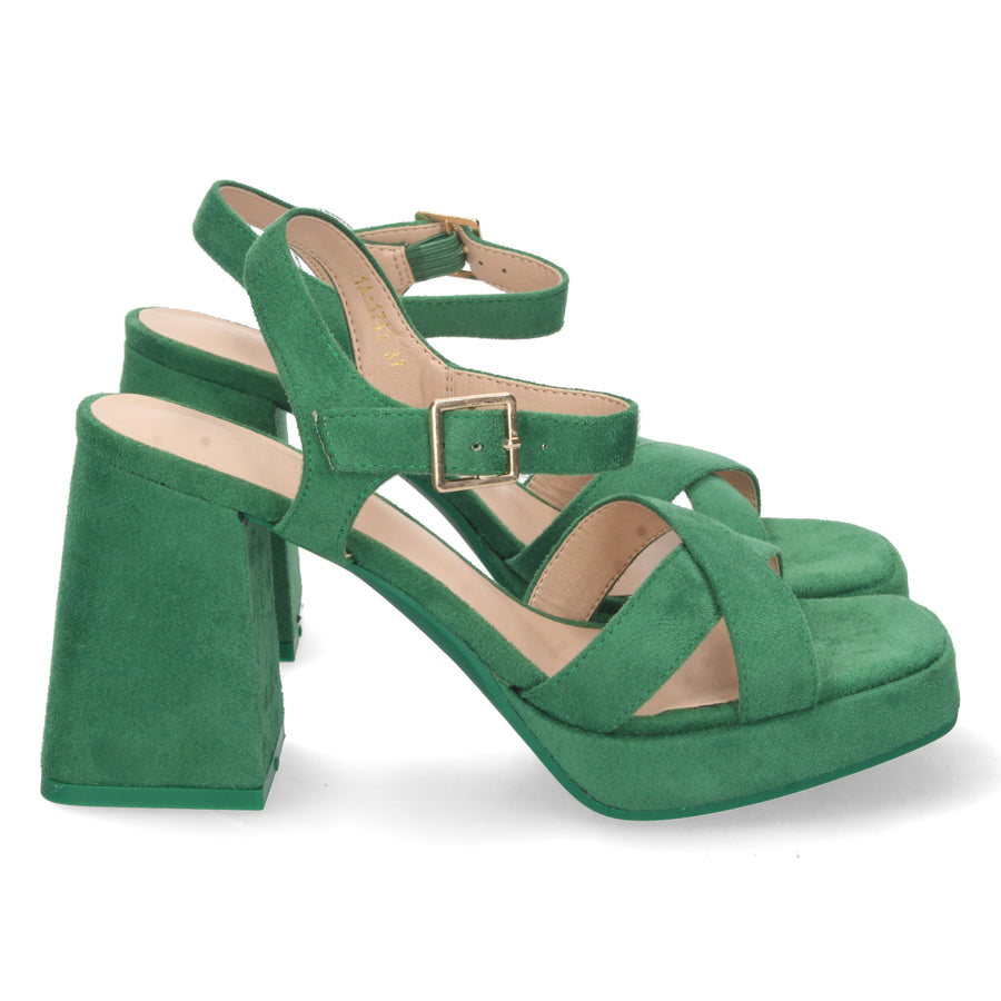 Sandale Absatz Antara - Grün