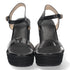 Sandal Wedge Porel - Black