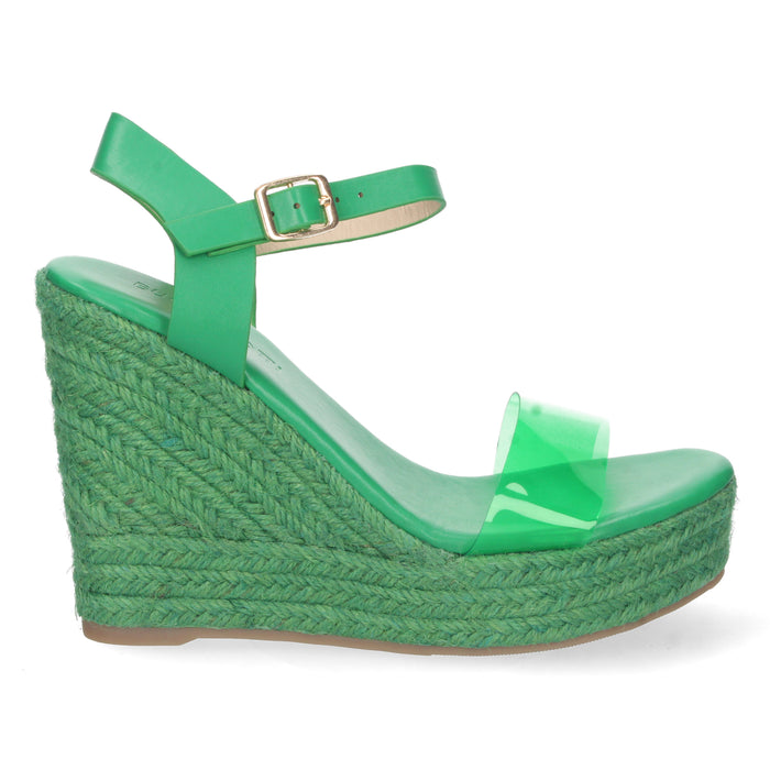 Sandal Wedge Porel - Green