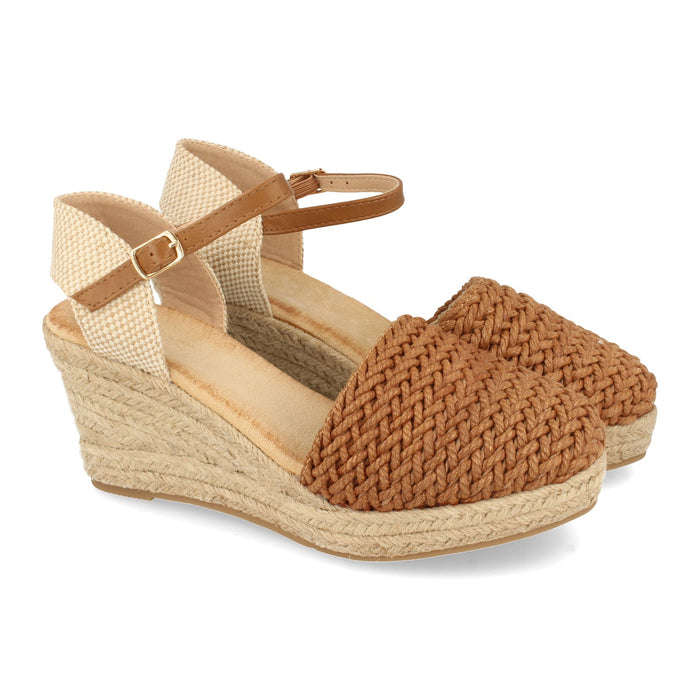 Sandal Wedge Genka - Camel