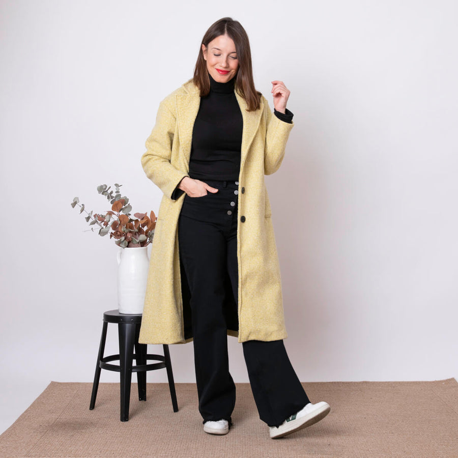 Coat Aldam - Yellow