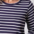 Case T-Shirt – Weiß/Marineblau