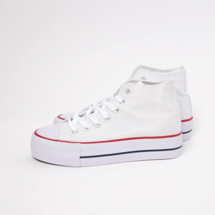 Sneaker Zone - White y Red