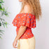Blouse Treco Flowers - Red