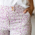 Pantalon Fleurs Larrea - Lilas