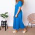 Dress Lino Misel  - Blue
