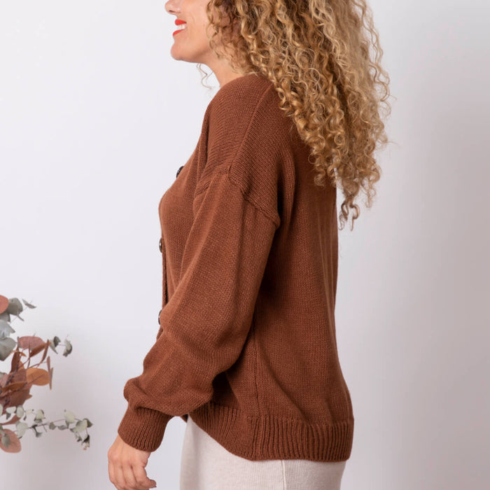 Cardigan Lugia - Brown