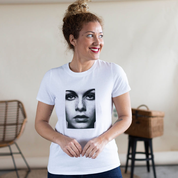 T-shirt anni '60 - Bianca