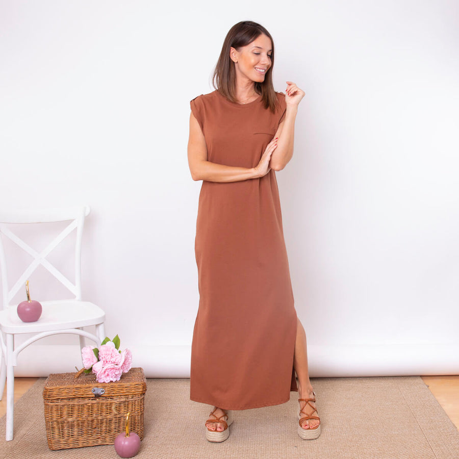 Dress Benia - Brown