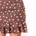 Skirt Ovar Lunares - Brown