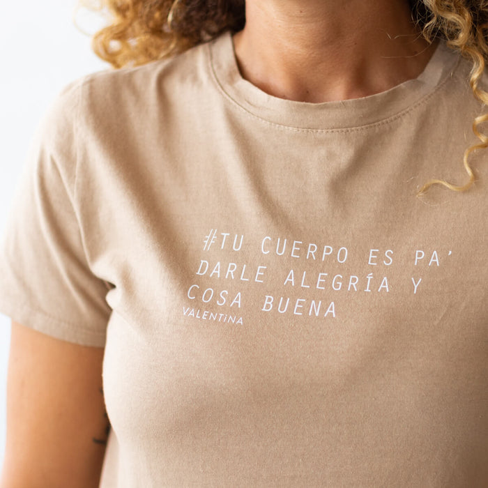 T-shirt Macarena - Cammello