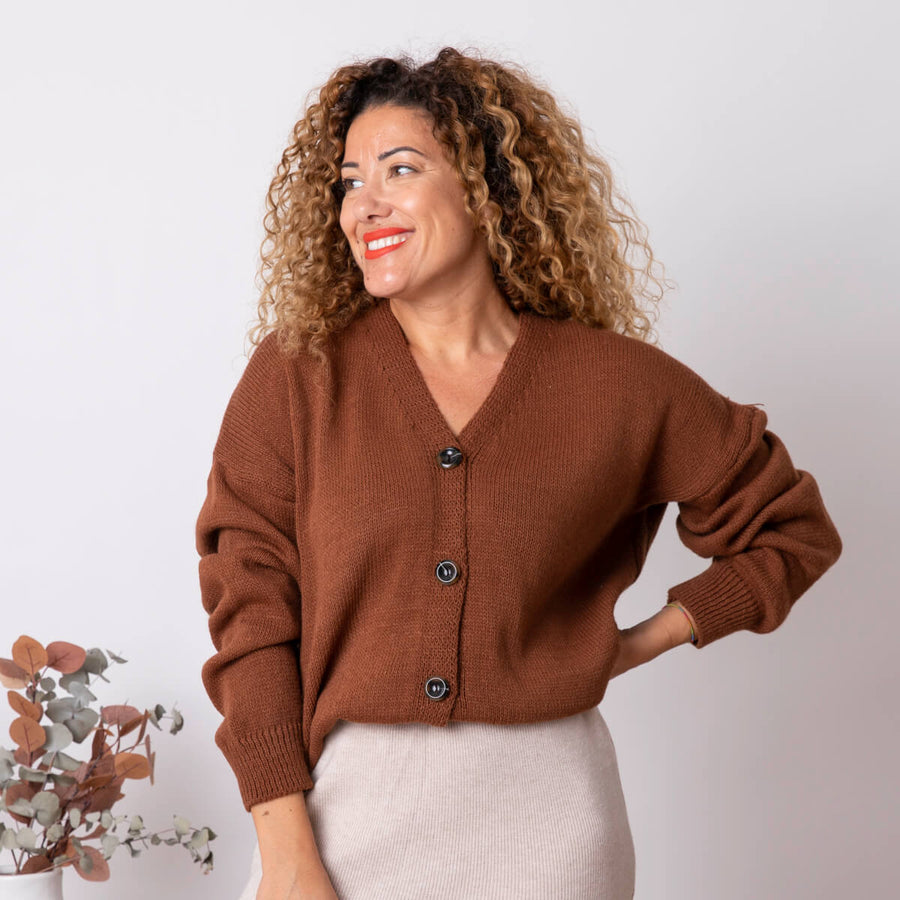 Cardigan Lugia - Brown