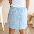 Alisha Blue Print Skirt