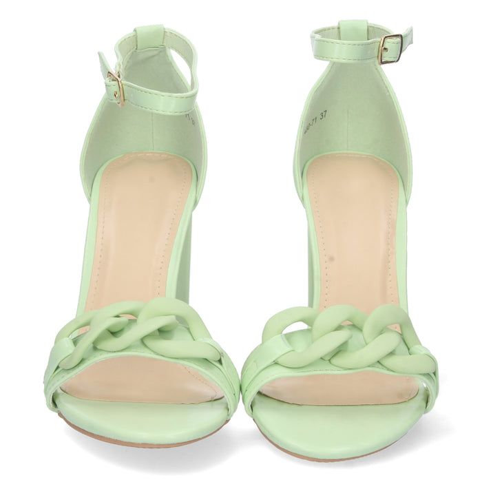 Sandalo con tacco Nina - Verde