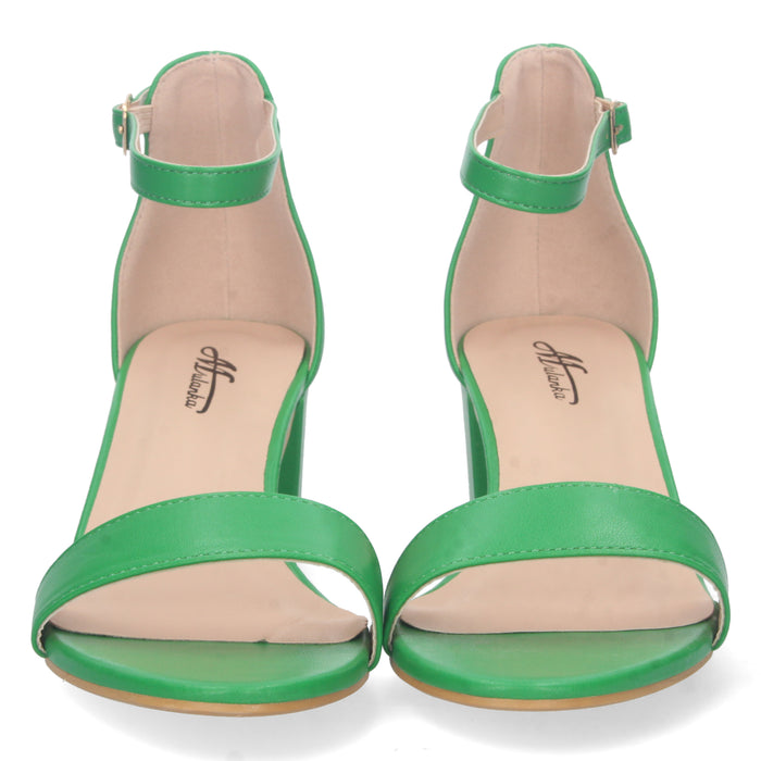 Sandalo con tacco Beni - Verde