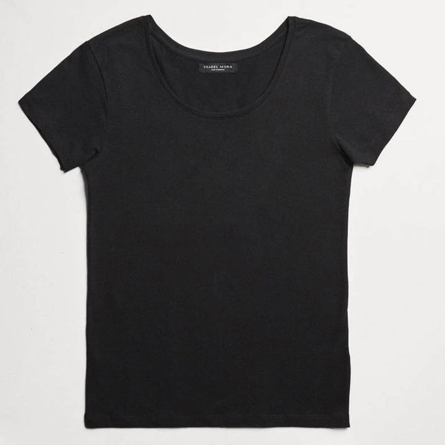 Manches courtes T -Shirt Mora 19147 - noir