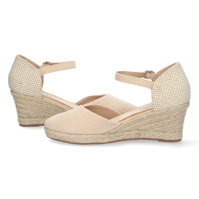 Sandal Wedge Albufera - Beige