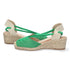 Sandalo con zeppa Masclet - Verde