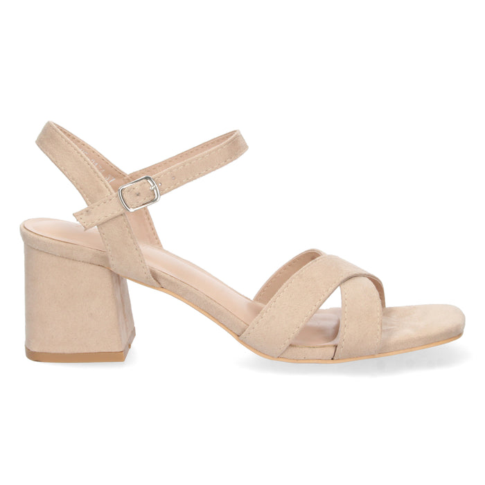 Sandalo con tacco Dilve - Beige