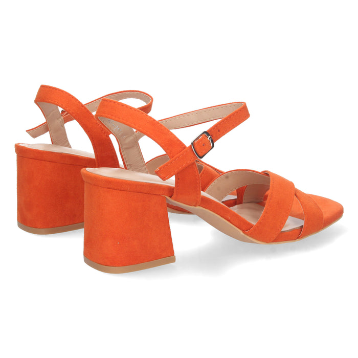Sandalo con tacco Dilve - Arancione