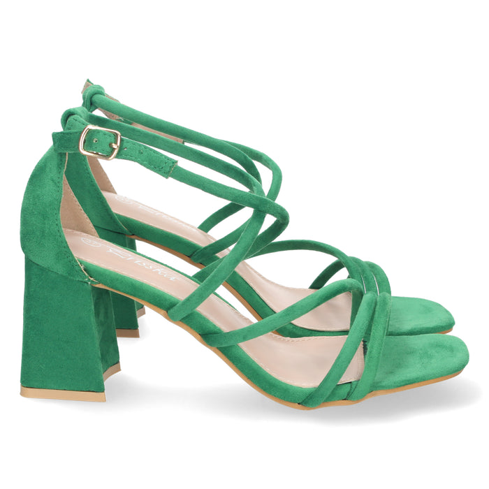 Sandalo con tacco Rubi - Verde
