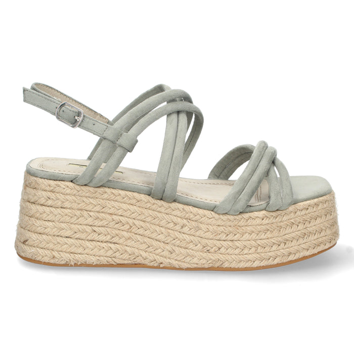 Sandal Wedge Pau - Green