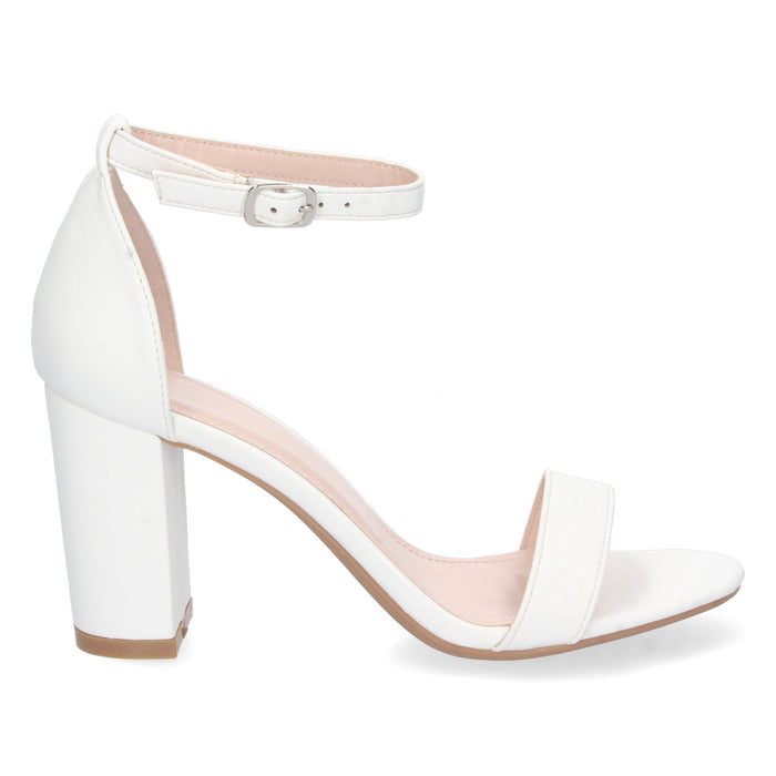 Sandal Heel Mavi - White