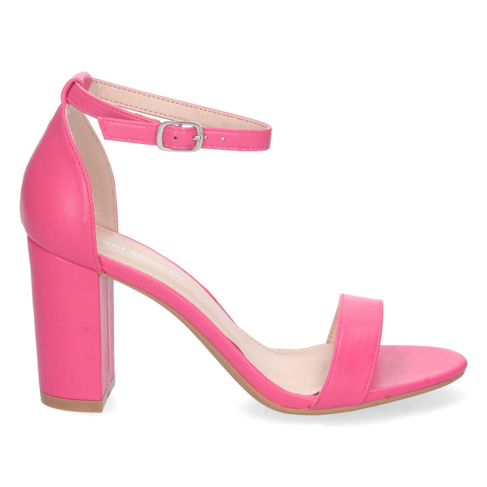 Sandal Heel Mavi - Fuchsia