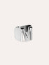 Ring Customized Letter Signet - M