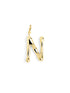 Charm Letter XL Gold plating - N